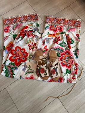 Floral Pants & FREE SHOES🥰🥰